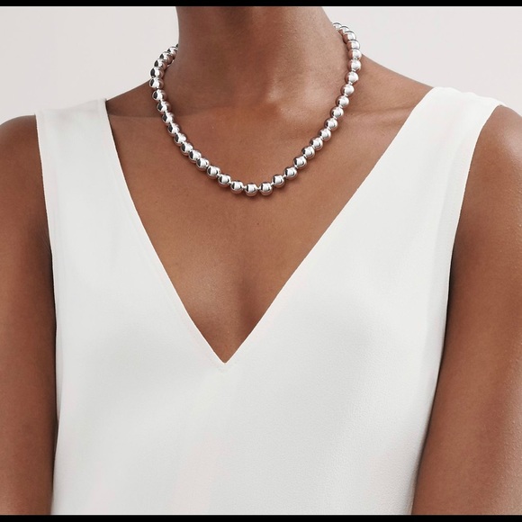 Tiffany & Co Silver Ball Necklace - Picture 4 of 4